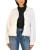 Adley Mixed Media Jacket - Off White