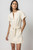 Half Placket Canvas Dress - Ecru 