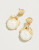 Fruit Drop Earrings - Pearl 