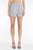 Jane Shorts in Windowpane Tweed - White/Black