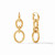 Sanibel 3 in 1 Earring Gold 