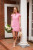 Short Sleeve Tunic Dress - Candy Pink