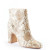 Noel Low Bootie - Beige Snake