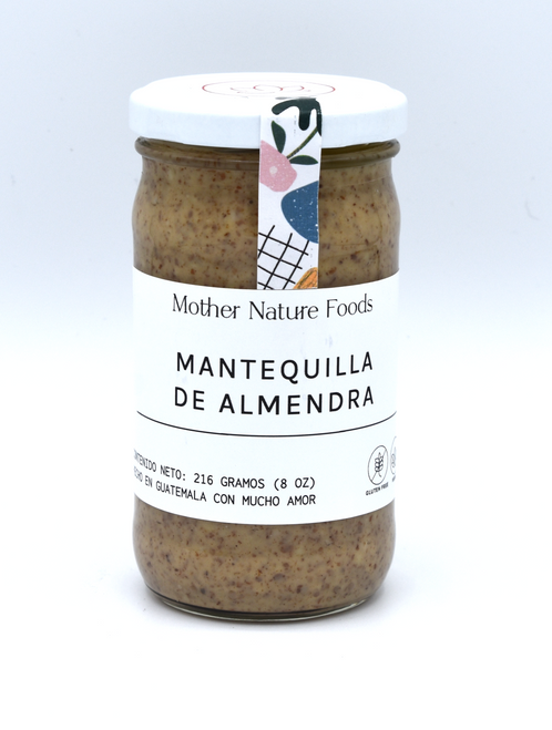 mantequilla de almendra 8 oz, almond butter