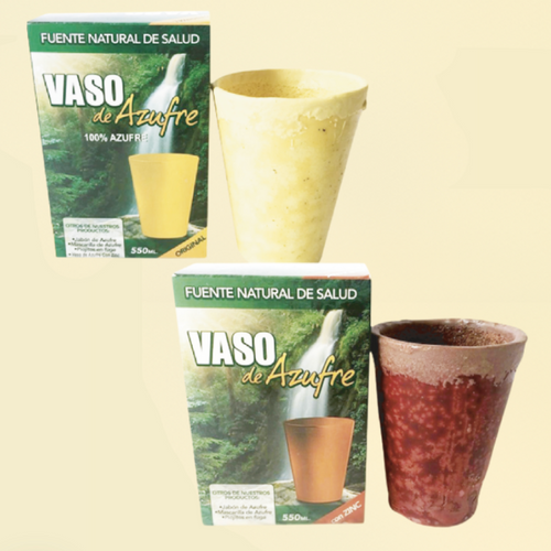 vasos de azufre vasos de azufre