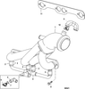 Order MERCURY _ 879288020 _ Marine Exhaust Header Assembly, Starboard Manifold (Includes Gasket And Mourting Hardware