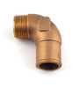 CRUSADER 97854 Brass Elbow 1 Mnpt X 1 1-4 Bar