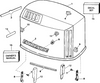 EVINRUDE-JOHNSON 336748 Cover, Hook Ay.