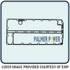 ENGINEERED Marine Products (EMP) 27-27534 Exhaust Cover Gasket