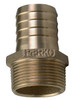 Order PERKO 0076010PLB Straight Pipe to Hose Adapter - Cast Bronze