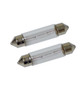 PERKO 0067DP1CLR Double Ended Festoon Bulbs - 1-11/16" Long