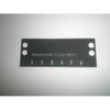 Order WESTERBEKE 42498 Marker, Terminal Block 42496