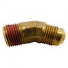 Order CRUSADER 30615 Inverted Flare Male Fitting 3/8 NPT x 3/8 Hose 45 Deg
