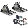 Order LENCO  RT18X14HD  18" X 14" Heavy Duty Performance Trim Tab Kit W/Standard Tactile Switch Kit 12v