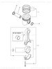 Order YANMAR 727698-22100 Piston Assy