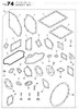 Order YANMAR 124460-02150 Gasket, Housing
