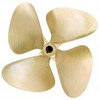 OJ PROPS 450 SKIPRO Propeller 4 Blade 13.7" x 17" RH 1 1/8" Bore .110" Cup