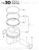 Order YANMAR 129474-22000 Piston Assy