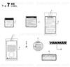 Order YANMAR 129480-07040 Label