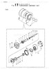 Order YANMAR X4913230100 Shaft& Turbine Wheel