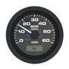 SIERRA 781-627-060P Black Premier Pro Series Speedometer