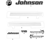 EVINRUDE-JOHNSON 350189 Decal, "Johnson", Front/Rear | Included With Engine Cover Assy.