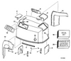 EVINRUDE-JOHNSON 438023 Engine Cover Assy., Jo.