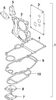 EVINRUDE-JOHNSON 5033110 Gasket, Water Inlet Hsg