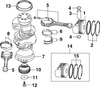 EVINRUDE-JOHNSON 5035639 Bolt, Drive Gear