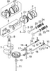 EVINRUDE-JOHNSON 5037283 Shaft, Valve Rocker Arm