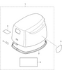 EVINRUDE-JOHNSON 5041937 Top Cowl Sub-Assembly | Does Not Include Decals