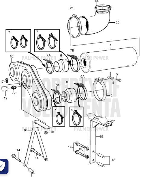 VOLVO PENTA 858392 Spacer Sleeve | PalmerPower