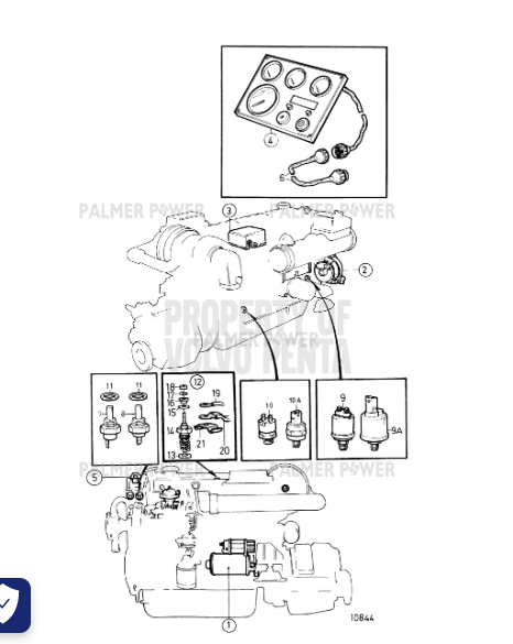 VOLVO PENTA 863169 Pressure Monitor | PalmerPower