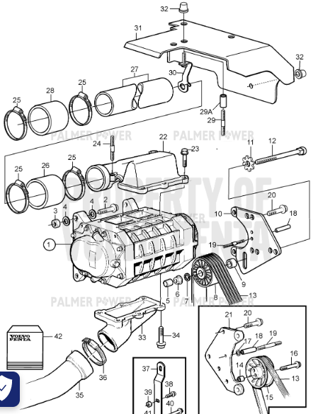 VOLVO PENTA 959245 Hex. Socket Screw | PalmerPower