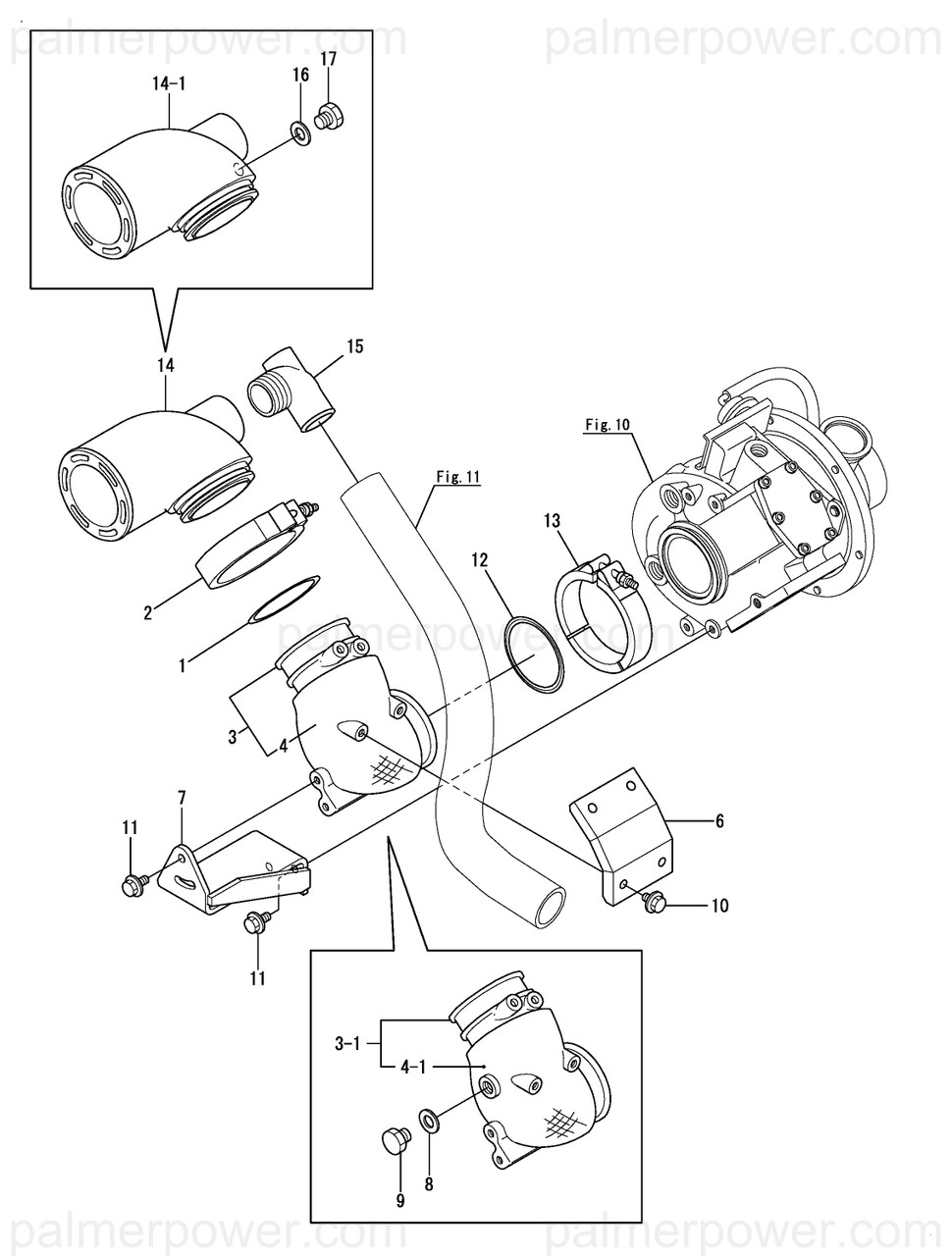 YANMAR 119773-13300 Clamp | PalmerPower