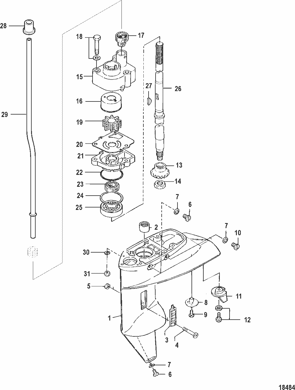 MERCURY 803748K02 IMPELLER KIT at 2 47 | PalmerPower