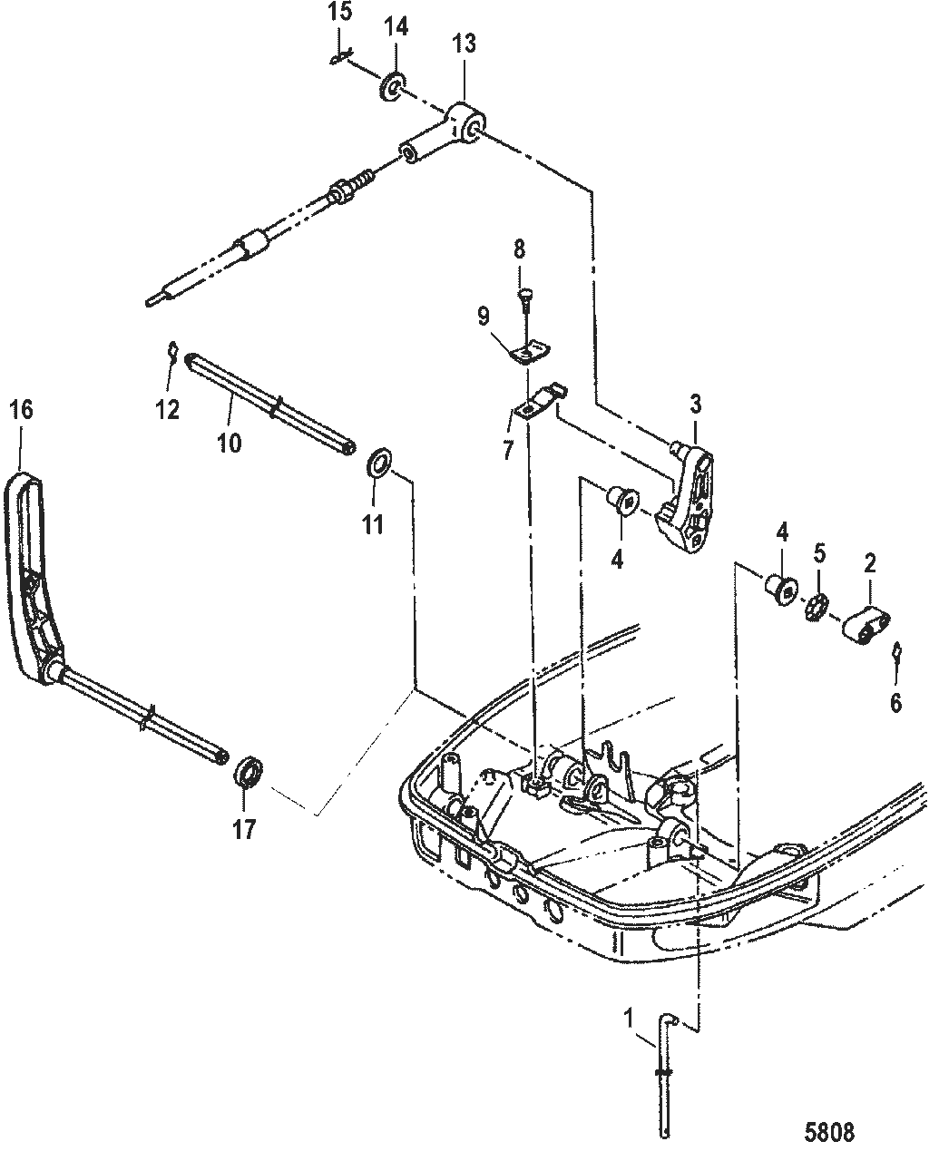 MERCURY 804037 Shift Lever | PalmerPower