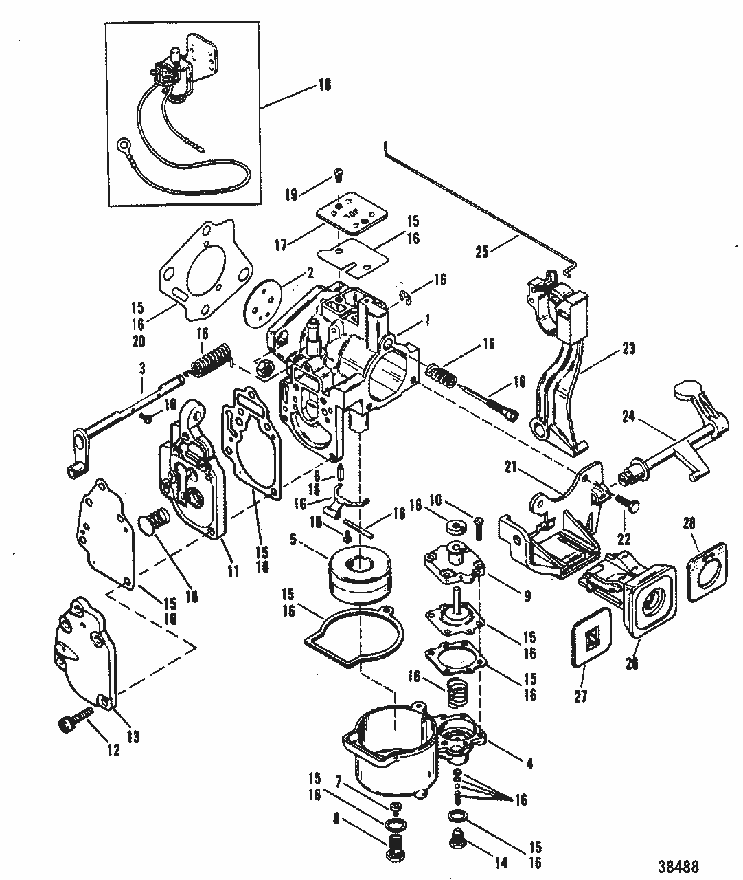 MERCURY 8237072 Repair Kit-Carb | PalmerPower