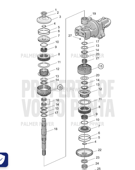 VOLVO PENTA 11025 Ball Bearing | PalmerPower
