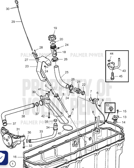 VOLVO PENTA 23678857 Dipstick | PalmerPower