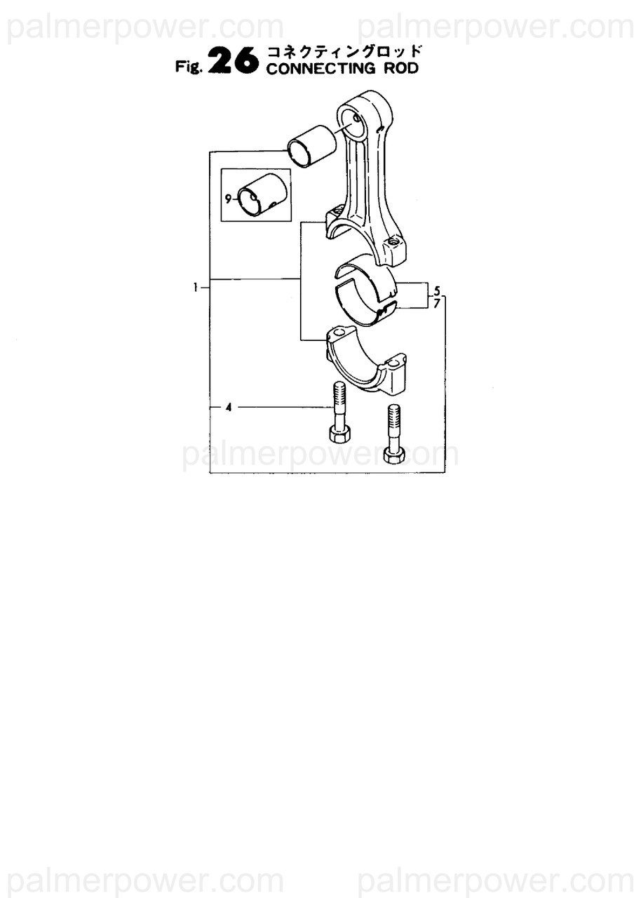 YANMAR 728171-23100 Rod Assy, Connecting | PalmerPower