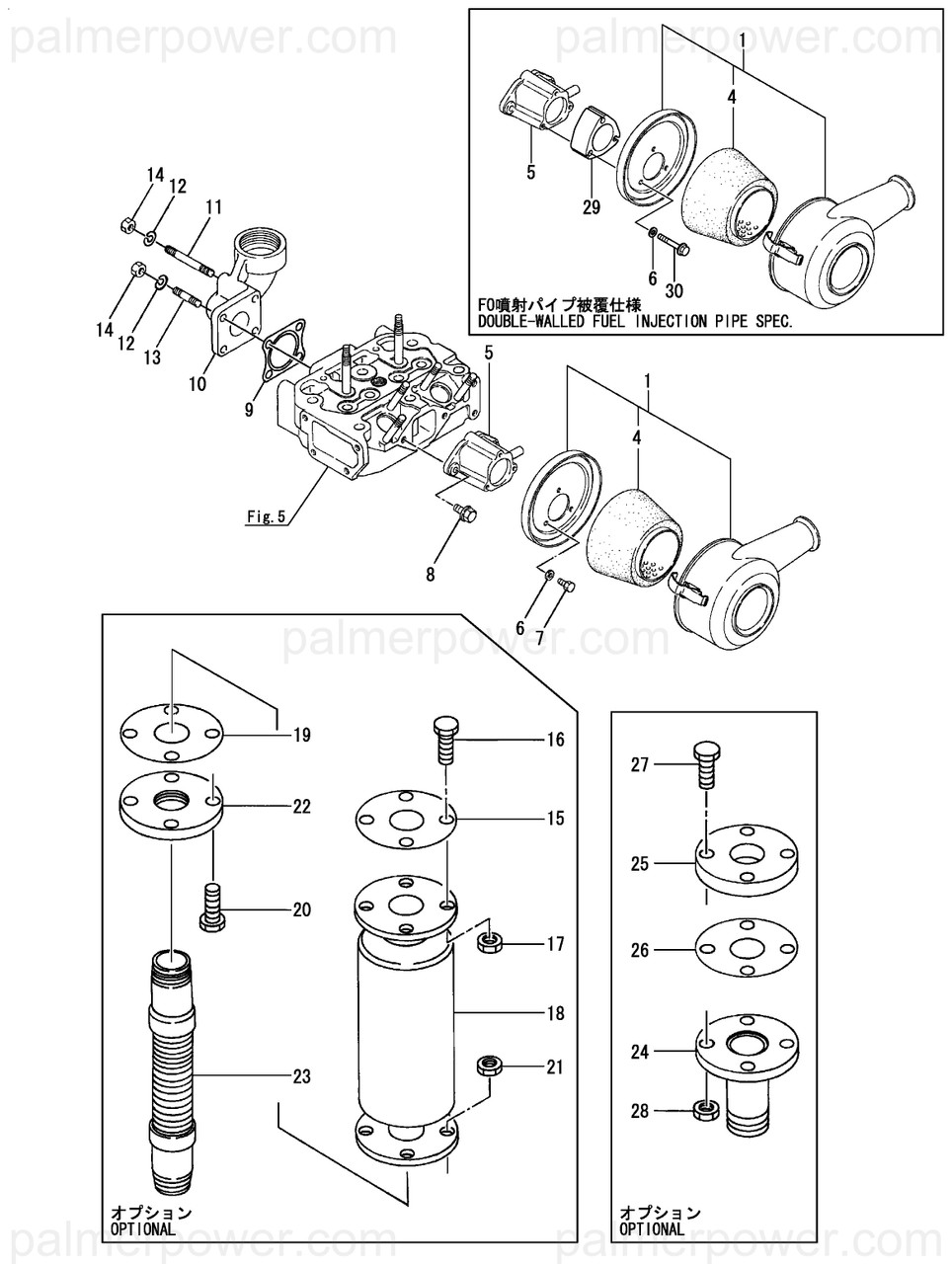 aaazu☘️ YANMAR 128270-12500 Silencer Assy,Intake | PalmerPower
