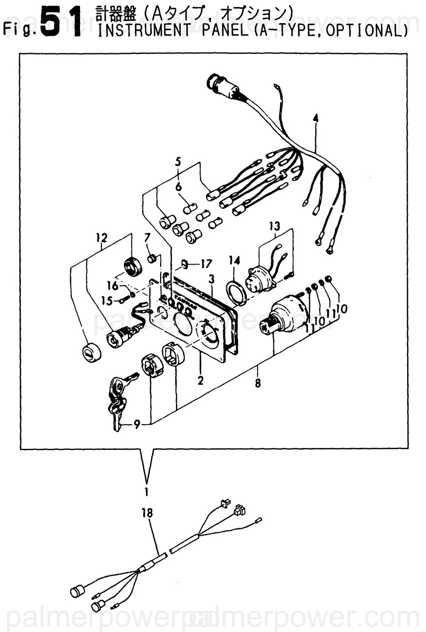 YANMAR 128391-77860 Harness,Adapter B/12 | PalmerPower
