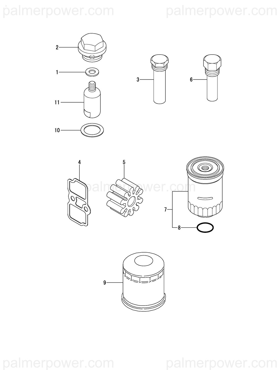 YANMAR 119574-18790 Zinc, Anti-Corrosive | PalmerPower