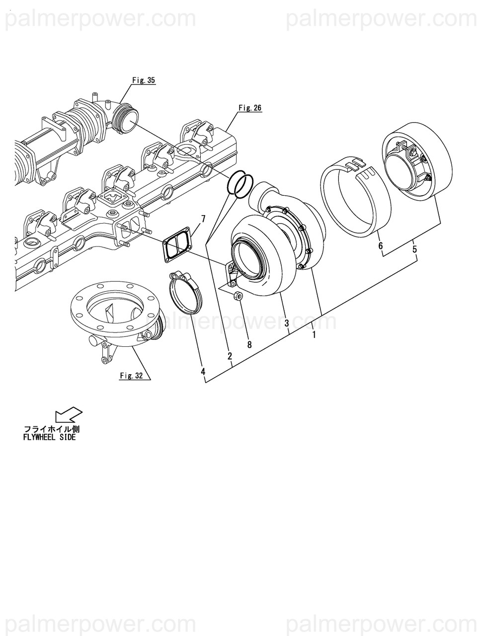 YANMAR 126616-18390 S/S X37N3209100 | PalmerPower