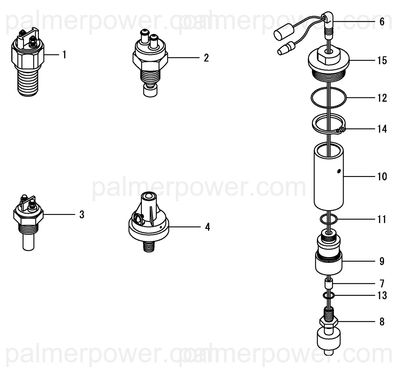 YANMAR 126630-91350 Switch | PalmerPower