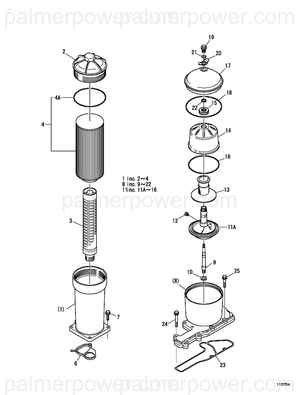 YANMAR 165000-27710 Shaft - Palmer Power