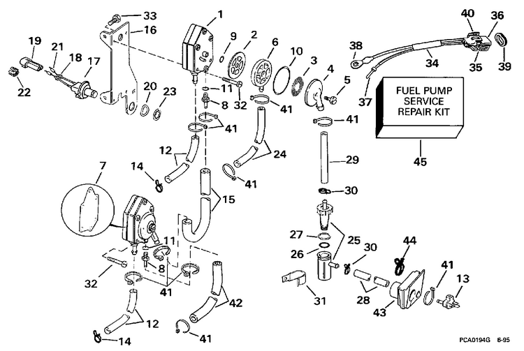 EVINRUDEJOHNSON 586029 Lead, Vacuum Switch PalmerPower