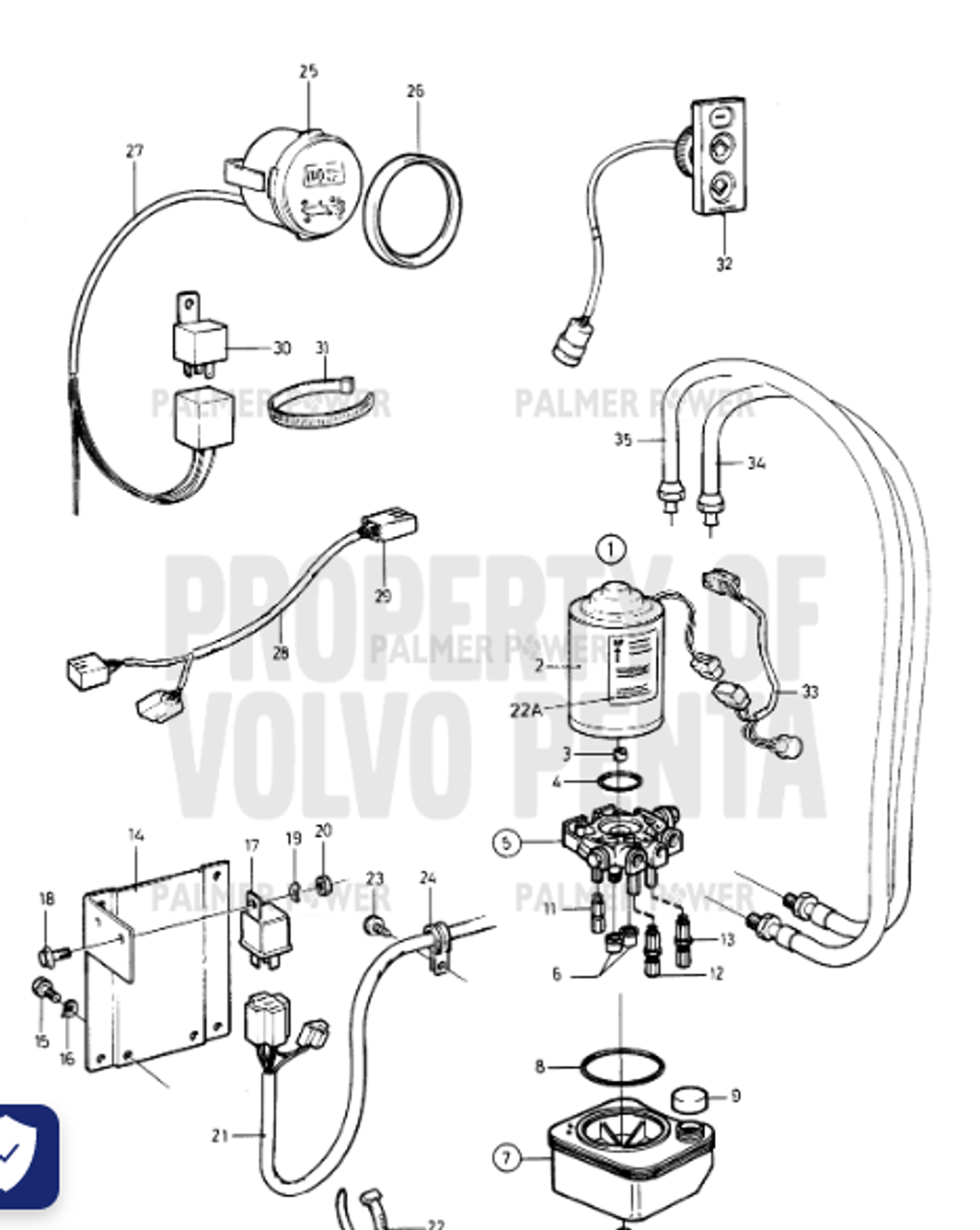 Manual Motor Md1b, Md2b, Md3b Volvo Penta