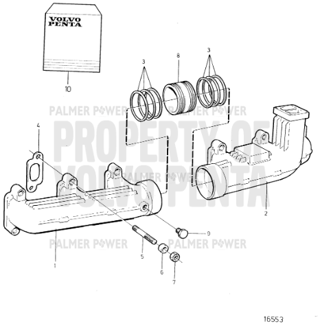 VOLVO PENTA 1545109 Sealing Ring | PalmerPower